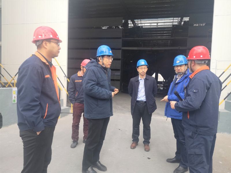 Leaders of Weifang Emergency Management Bureau went to Longgang silicon company to guide the work of dual prevention system