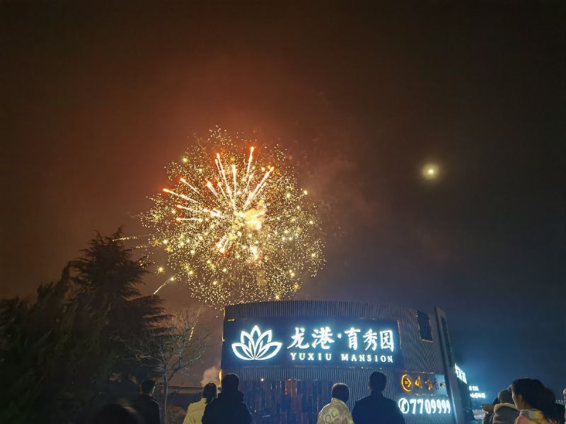 火樹(shù)銀花鬧元宵 百年華誕慶團圓 ——龍港集團煙花盛宴穿越千年驚艷昌城